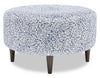 Sofa Lab The Curve Ottoman - Cadet 