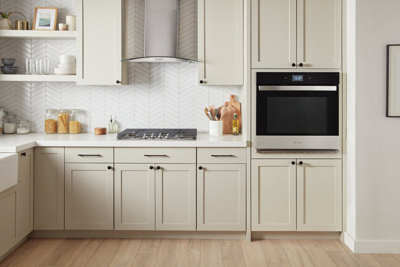 Whirlpool 30\" 4.3 Cu. Ft. Electric Single Wall Oven with True Convection - Fingerprint Resistant Stainless Steel - WOES7030PZ