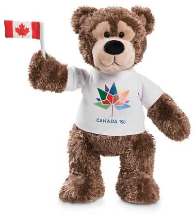 Canada 150 Brickley Bear – French T-Shirt|Ourson Brickley Canada 150 - T-shirt en français