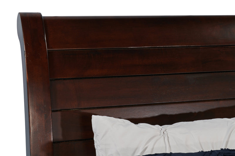 Sonoma Platform Storage Bed with Headboard & Frame, Mango Brown - King Size