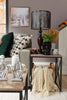 Bean Bronze Table Lamp with Cut-Out Shade