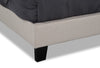 Tara Queen Bed - Beige
