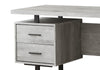 Teagan Reversible Desk – Light Grey  