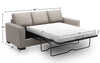 Sofa Lab Track Sofa Bed - Pax Slate 