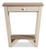 Arika Console Table – Ivory - Contemporary style Hall Table in White Wood
