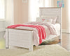 Willowton Twin Headboard - Country style Headboard in White Engineered Wood and Laminate Veneers