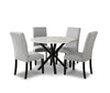 Verona 5-Piece Dining Package with Round Dining Table 