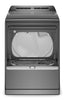 Whirlpool 7.4 Cu. Ft. Smart Front-Load Electric Dryer - YWED7120HC - Dryer in Chrome Shadow 