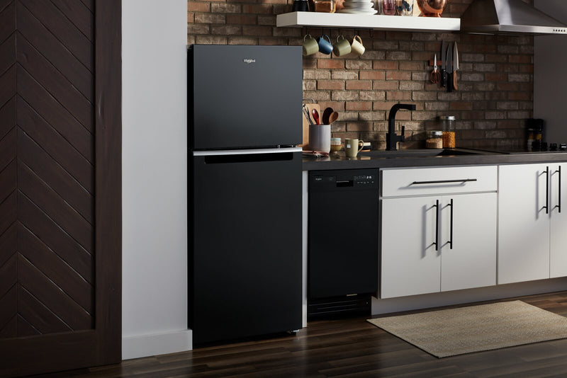 Whirlpool 24\" 11.6 Cu. Ft. Top-Mount Refrigerator - Black - WRT312CZJB