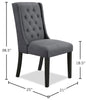 York Wingback Dining Chair - Grey