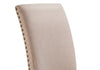 York Studded Dining Chair - Taupe