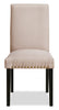 York Studded Dining Chair - Taupe