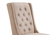 York Wingback Dining Chair - Taupe 